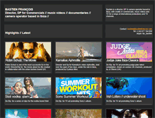 Tablet Screenshot of bastienfrancois.com